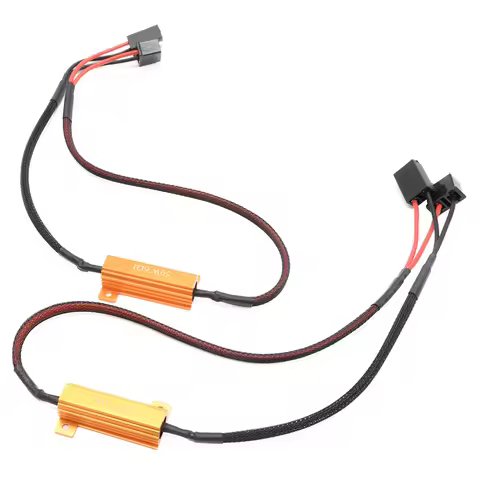 2PCS 50W 6OHM LED Warning Canceller Decoder Car Lights OCB H7 Load Resistor Module Canbus No Error C