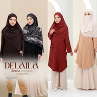 NEW🔥 [READY STOCK] Blouse Delaila Blouse Ironless Blouse Muslimah by Jelita Wardrobe