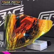 GRACSHAW GEOMAX/GENNEX G838/G535/G555VISOR🇲🇾 GEOMAX & GENNEX HELMET SPAREPART ( REVO GOLD )