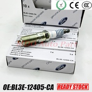 ชุดหัวเทียนอิริเดียมฟอร์ด4ชิ้นสำหรับ Ford Ecosport 1.5L ฟอร์ดเฟียสต้า1.5L PN # BL3E12405CA BL3E-1240
