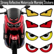 Hight Reflective Demon Eyes Sticker Decor Motorcycle Motor Bike Electric Vehicle Body Decal Accessories Waterproof Sticker for Honda Click 125i Vario160 Vario150