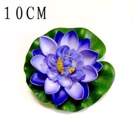 【Cozyi】10cm/17cm ดอกบัวลอยน้ำ เสริมฮวงจุ้ย พร็อพถ่ายรูป ตกแต่งบ้าน สวน สระ สปา ดอกบัวปลอมลอยน้ำ ดอกบัว ดอกบัวมงคล