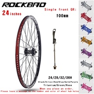 ✅Original ROCKBAO 24/26/27.5/29 Inches Mountain Bike MTB Off Road Bike Wheelset Disc Brake 4 Bearings7-12Speed Quick Release Bicycle Wheel