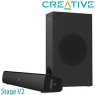 【MR3C】缺貨 含稅 公司貨 CREATIVE 創新未來 Stage V2 家庭劇院 桌上型 喇叭