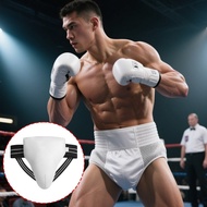 CH Man Groin Protector for Boxing Muay Thai Kickboxing and MMA Training Breathable Groin Guard Abdom