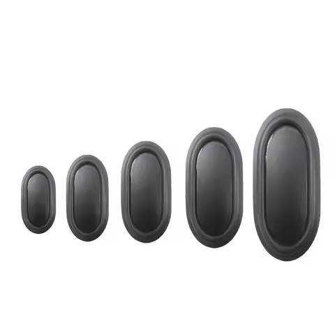 2PCS Oval Bass Diaphragm Rubber Speaker Plate Passive Radiator Auxiliary Bass Vibration Plates 2040-