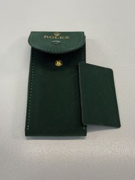 ROLEX 綠色絨面錶套