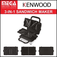 KENWOOD SMP84.C0WH 3-IN-1 SANDWICH & WAFFLE MAKER