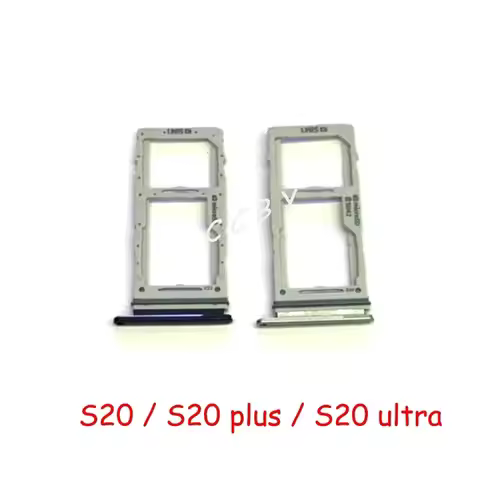 10pcs For Samsung Galaxy S20 S20 Plus Ultra Sim Card Reader Holder Dual & Single Sim Card Tray Holde