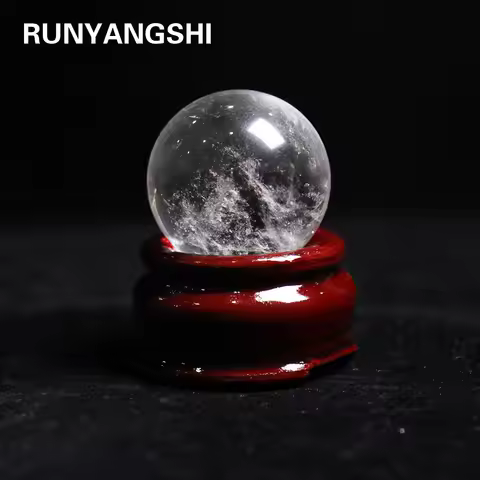 Natural Clear Quartz Crystal Sphere Balls Sphere white Crystal Ball Home Decoration Craft FengShui P