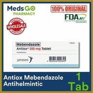 HL<I)ANTIOX(Z+1;jo&Tablet_pZ%Mebendazole_Ir%500mg`MW&-`eU&Antihelmintic`Av&for Human, Deworm