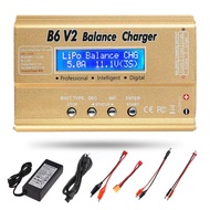 HTRC Imax B6 V2 80W 6A RC Balance Charger For LiIon/LiFe/ with 15V 6A AC Adapter
