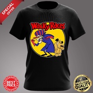 BAJU KARTUN WACKY RACERS ROUND NECK COTTON T-SHIRT