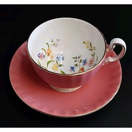 Aynsley 🇬🇧 Made in England Cottage Garden Pink Oban Cup & Saucer