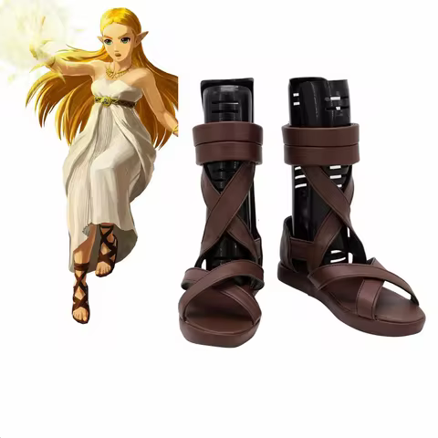 Game Zelda Princess Cosplay Shoes Accessory Halloween