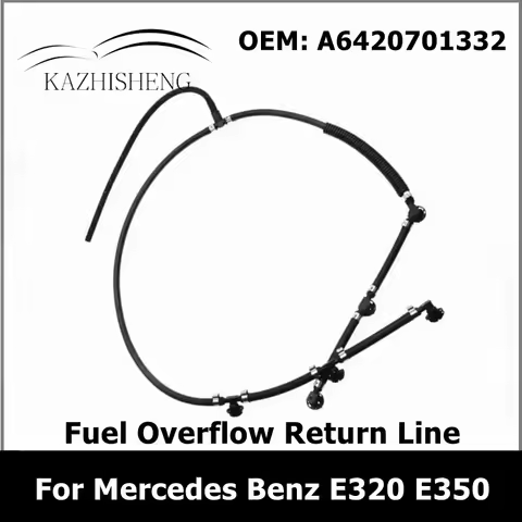 A6420701332 Fuel Overflow Return Line Injector Hose for Mercedes Benz E320 E350 R320 GL350 602070473
