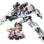 F5-A0013 building blocks mecha deformation robot toy mecha toy ornaments model assembly childrens as