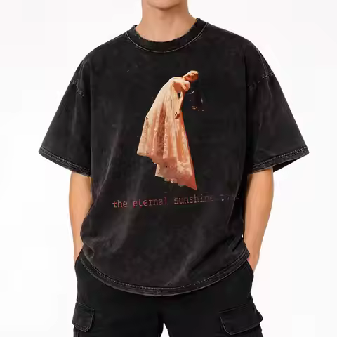 Harajuku Washed Shirts The Eternal Sunshine Tour arianas grandes Apparel Novelty T-Shirts Harajuku S