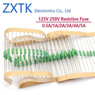 CHIP IC 10PCS 125V 250V Resistive Fuse 0.5A/1A/2A/3A/4A/5A/7A/8A/10A/15A Quickly disconnect the gree