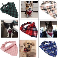 Dog Bandana for Cats Cotton Scarf Collar Puppy Bandana for Small Large Dogs Cats Products Scraf Coll