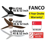 FANCO DC Ceiling Fan - B-Star / F-Star / Delgala