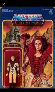 100%全新 super 7 master of the universe heman teela 3.75 吊卡