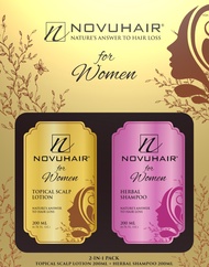 Novuhair 2in1 Pack for Women - Topical Scalp Lotion & Shampoo Pack - 200ml