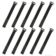 10pcs Reverse Buckle Velcro Ratchet Tie down Devil Sticky Yoga Mat Cable Tie Model Airplane Battery 