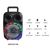 Bluetooth Speaker Karaoke with 1 Mic ลำโพงบลูทูธ เบสหนัก เสียงแน่น Hifi Audio Powerful Bass Support