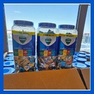 ☫ ❊ ◳ 210 pcs Vicks Cough Candy Drops Menthol, Ginger, Honey Double Power Jar VICKS CANDY Made in I