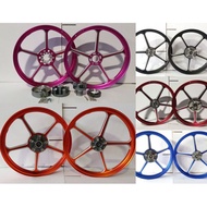 100% ORI AJI RACING SPORT RIM cnc Y15 / Y125Z / RS150 READY STOCK  aji racing fg505 fg511