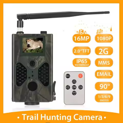 16MP Wireless SMTP Cellular Hunting Trail Camera Night Vision 1080P Video Photo Traps Email MMS 2G G