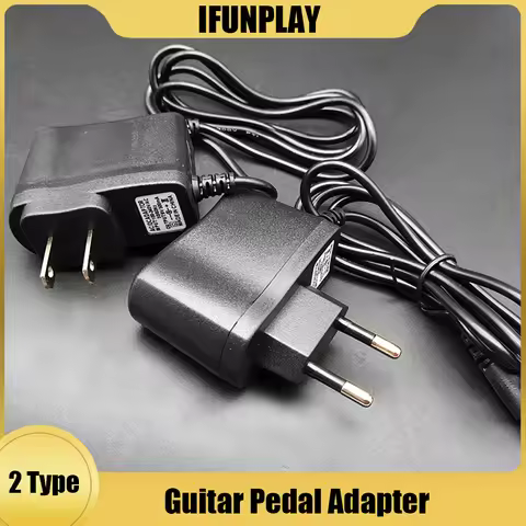 AC 100-240V DC 9V Electric Guitar Pedal Adapter Power Supply Adapter charger 9 V Volt For Guitar Par