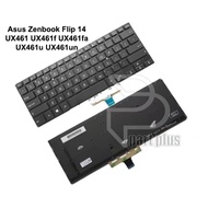 Asus Zenbook Flip 14 UX461 UX461f UX461fa UX461u UX461un-Backlight Keyboard