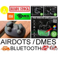 MI Airdots Wireless earphone Voice control Bluetooth/DMES NEW BRAND DE1 DE2 DE8 PRO