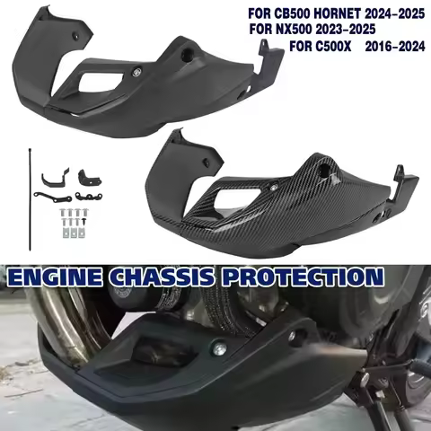 Engine Chassis Protection Belly Pan kit For Honda NX500 NX 500 2023-2025 Lower Engine Spoiler Cover 