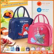 【Delivery Within 2 Days】Extra Big Cartoon Lunch Bag Portable Lunch Bag Outdoor Insulated Lunch Bag Lunch Box Bag For Girls/Boys For School Lunch Bag