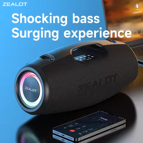 ZEALOT-S78 120W Portable Bluetooth Speaker Outdoor Party Speaker Big Loud Speaker Excellent Bass Per