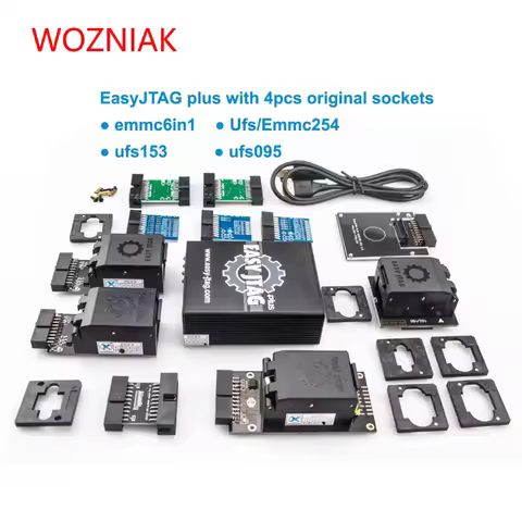 2026 version Original New Z3X- Easy Jtag Plus Box Fllu Set + EMMC Socket + UFS BGA 254 +UFSBGA 153 T
