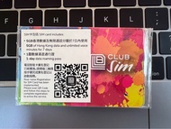 Club Sim 一日漫遊數據 + 7日本地5GB數據及無限通話分鐘 ,有多張