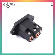 JIHENGS 1Pc HiFi Audio Pure Copper Male Audio IEC Inlet Power 3 Pin Socket AC 250V 10A Elecrtric Plu