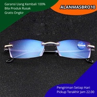 MATA Frameless Anti-Blue Light Reading Glasses Plus 1 Stylish Minimalist Design Help Clear Vision Re