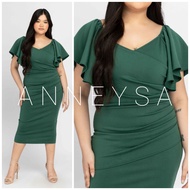 ✼LUCY 2-Way MIDI PLUS SIZE *No Free Mask* neoprene formal gown dress wedding kasal debut ninang