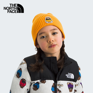 THE NORTH FACE KIDS TNF LOGO BOX CUFFED BEANIE - SUMMIT GOLD/NUPTSE BEAR หมวกบีนนี่  เด็ก