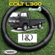 L300 pick up car steering wheel cover size L (39cm-40cm), crescent motif