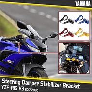 Anti Tank Slap Steering Damper R15 V3 MT15 Bracket PNP Yamaha CNC Black Gold Silver Blue SD001 SD008