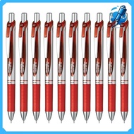 Pentel Gel Ink Ballpoint Pen EnerGel BLN73-B 0.3 Red 10 pens