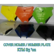 KTM85 NUMBER COVER KTM 85 NUMBER PLATE