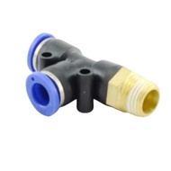 FITTING TEE DRAT L 1/ 4" INCH TUBE SIZE 8MM MPD 08-02