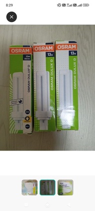 OSRAM Dulux D 13W Light Bulbs